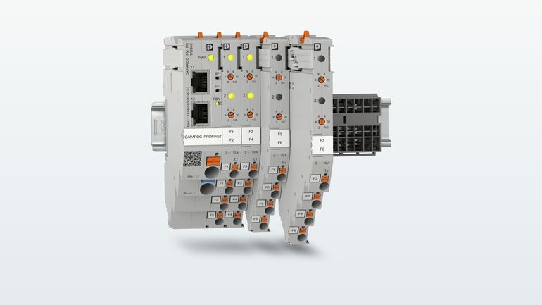 Electronic circuit breaker system for 24 V DC