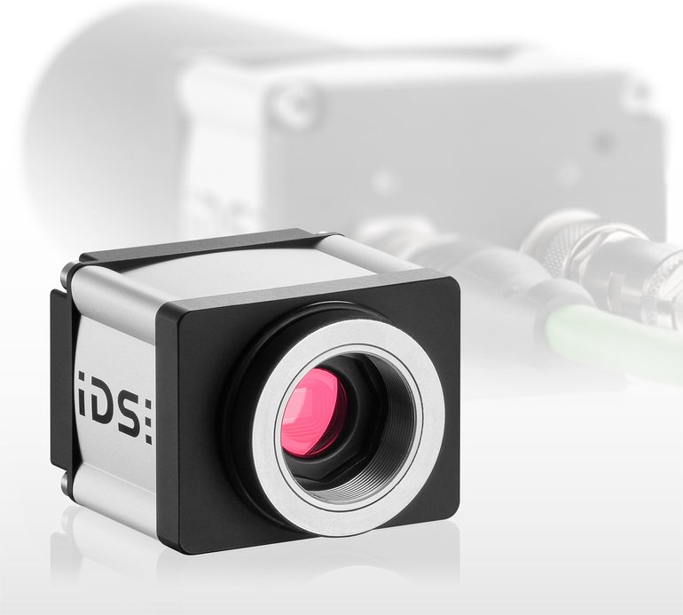 IDS stellt konsequent für Fabrikautomation ausgelegte GigE-Industriekameras mit PoE vor