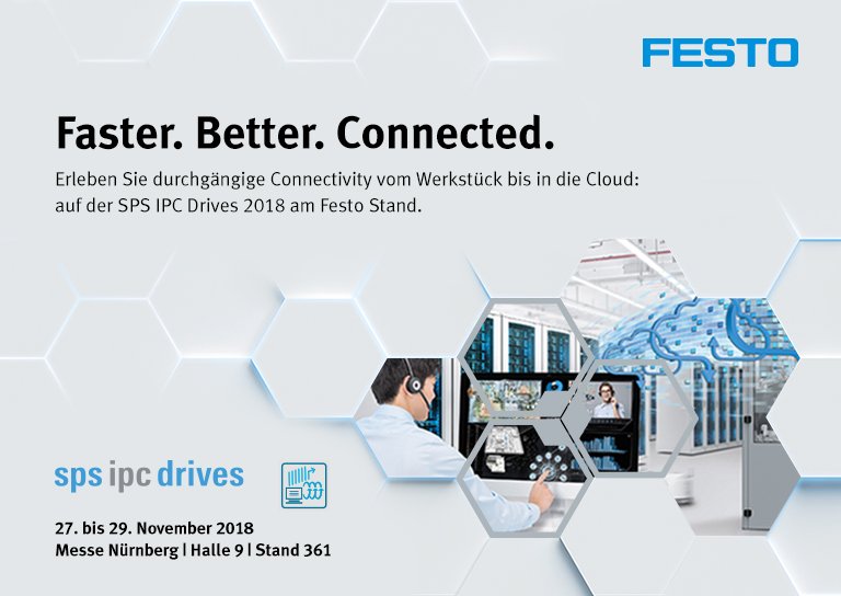 Nur mit Festo: Durchgängige Connectivity vom Werkstück bis in die Cloud
