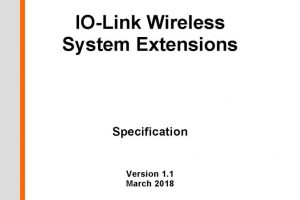 IO-Link Wireless Spezifikation von PI fertiggestellt