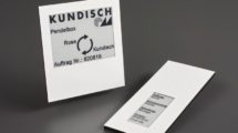 Kundisch batterielose E-Paper Near Field Communication (NFC)