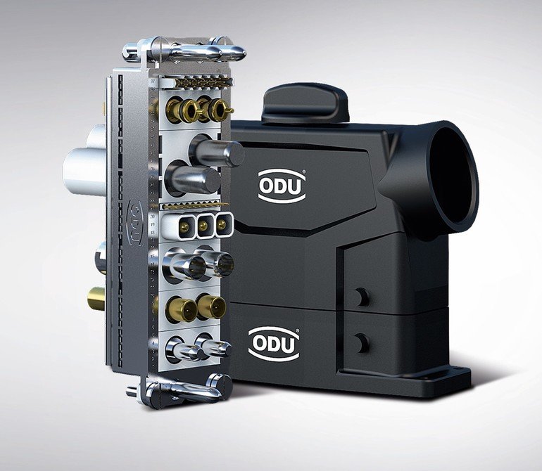 Modulare sowie Push-Pull-Rundsteckverbinder von ODU